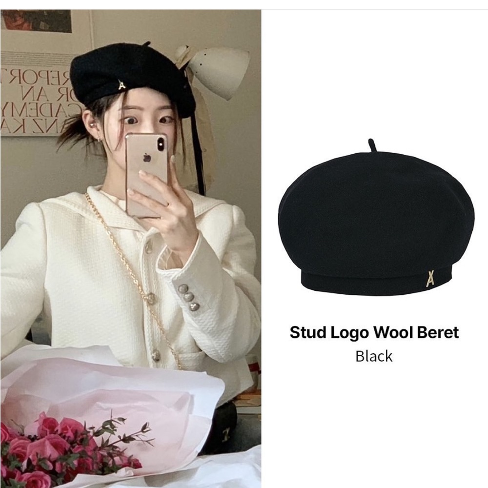 Black Beret Hat